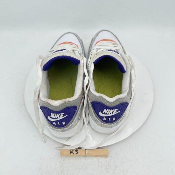 Nike Air Max 90 Men Size 10 CT1685-100 Infrared Black Cool Grey Training Shoes - Picture 9 of 12